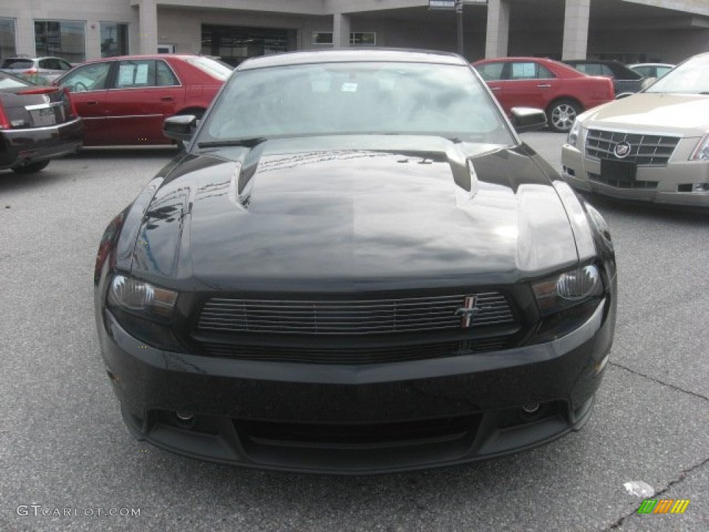 2011 Mustang GT/CS California Special Coupe - Ebony Black / CS Charcoal Black/Carbon photo #3