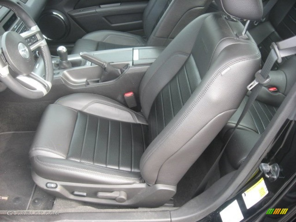 2011 Mustang GT/CS California Special Coupe - Ebony Black / CS Charcoal Black/Carbon photo #11