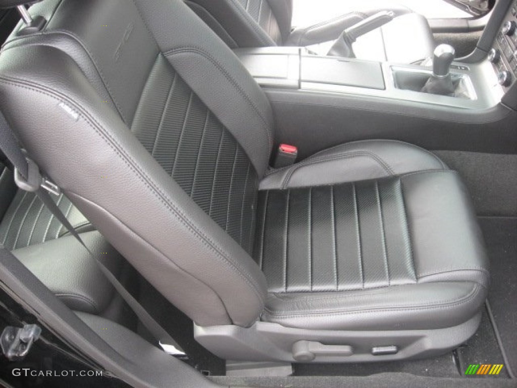 2011 Mustang GT/CS California Special Coupe - Ebony Black / CS Charcoal Black/Carbon photo #16