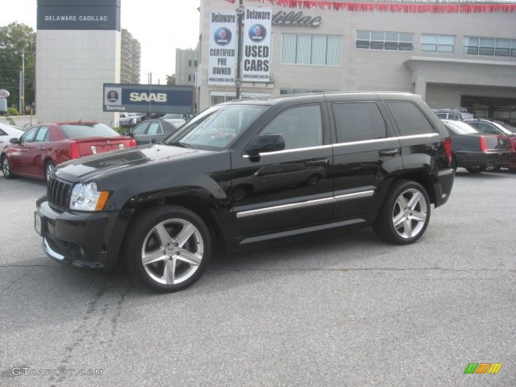 2006 Grand Cherokee SRT8 - Black / Medium Slate Gray photo #9