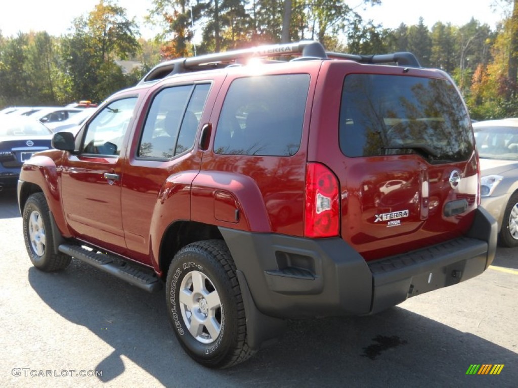 2008 Xterra S 4x4 - Red Brawn / Charcoal photo #13