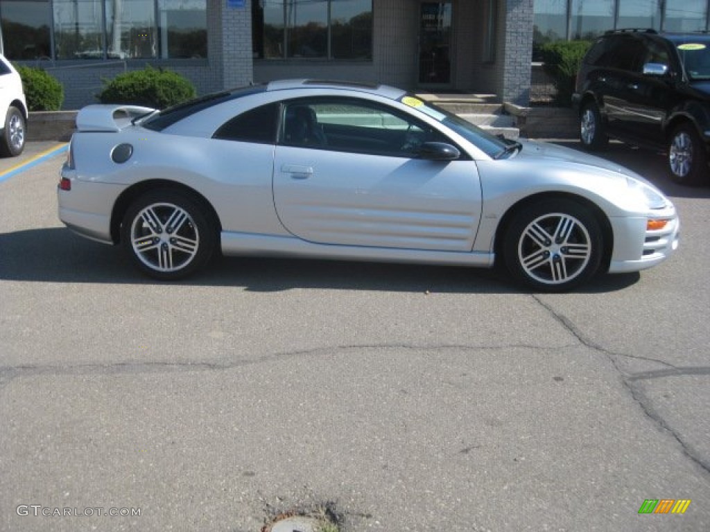 2003 Eclipse GTS Coupe - Sterling Silver Metallic / Midnight photo #5