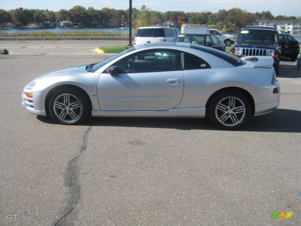 2003 Eclipse GTS Coupe - Sterling Silver Metallic / Midnight photo #9