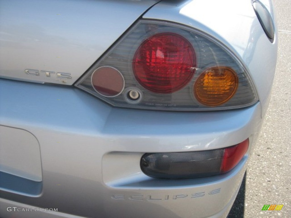 2003 Eclipse GTS Coupe - Sterling Silver Metallic / Midnight photo #17