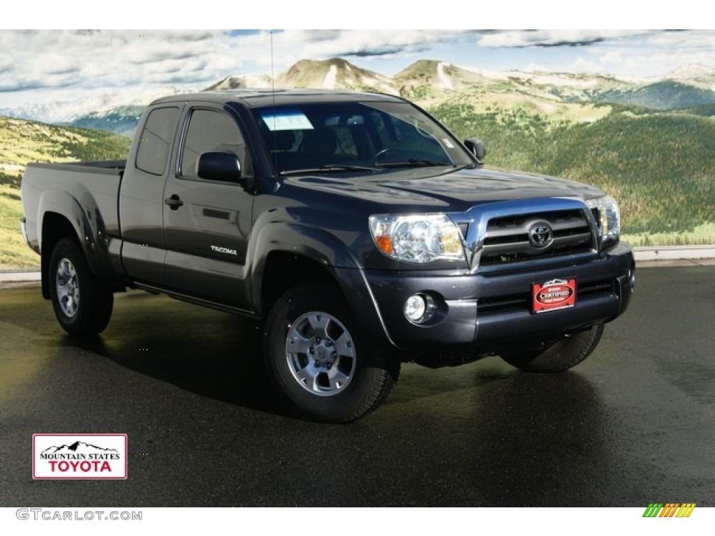 2009 Tacoma V6 SR5 Access Cab 4x4 - Magnetic Gray Metallic / Graphite Gray photo #1