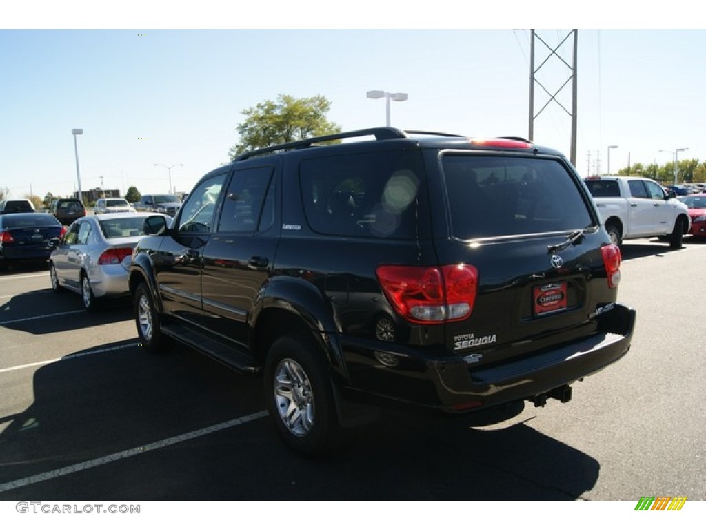 2007 Sequoia Limited 4WD - Black / Light Charcoal photo #3