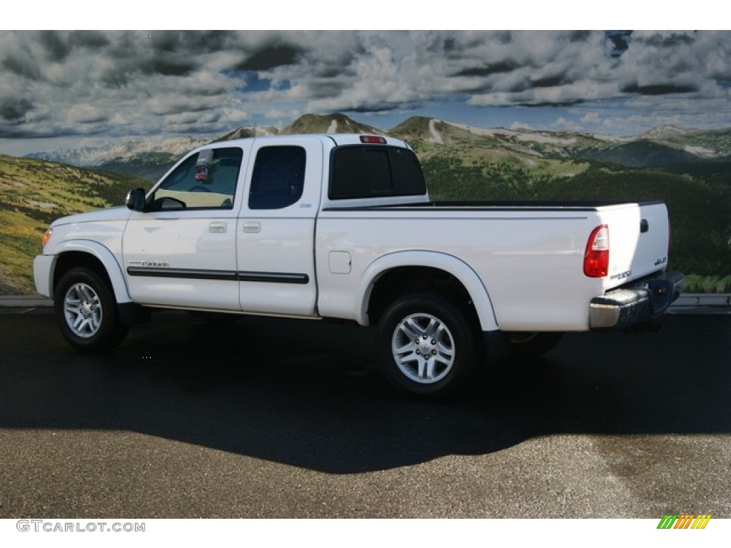 2005 Tundra SR5 Access Cab 4x4 - Natural White / Taupe photo #2