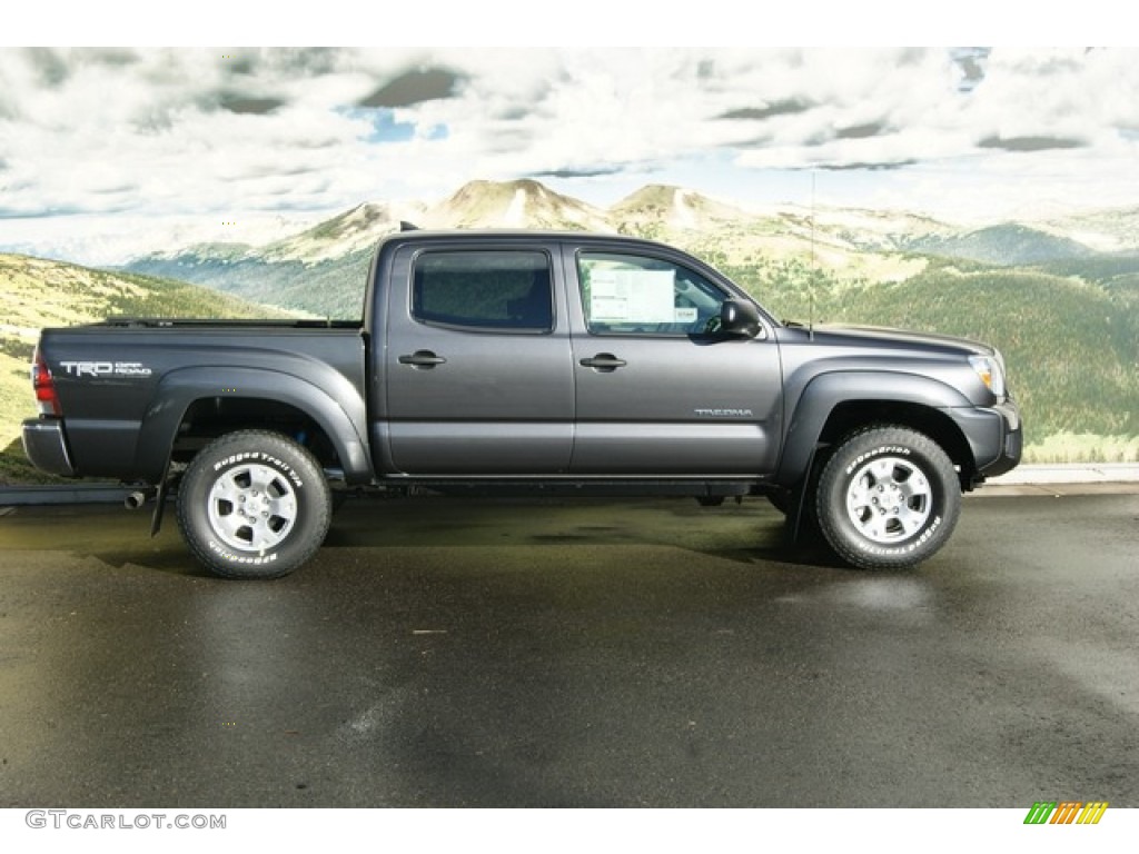 Magnetic Gray Mica 2012 Toyota Tacoma V6 TRD Double Cab 4x4 Exterior Photo #55172229