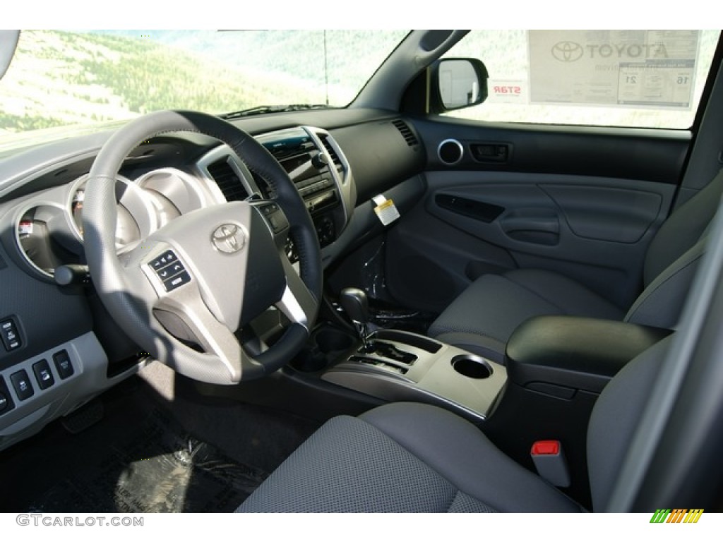 Graphite Interior 2012 Toyota Tacoma V6 TRD Double Cab 4x4 Photo #55172247