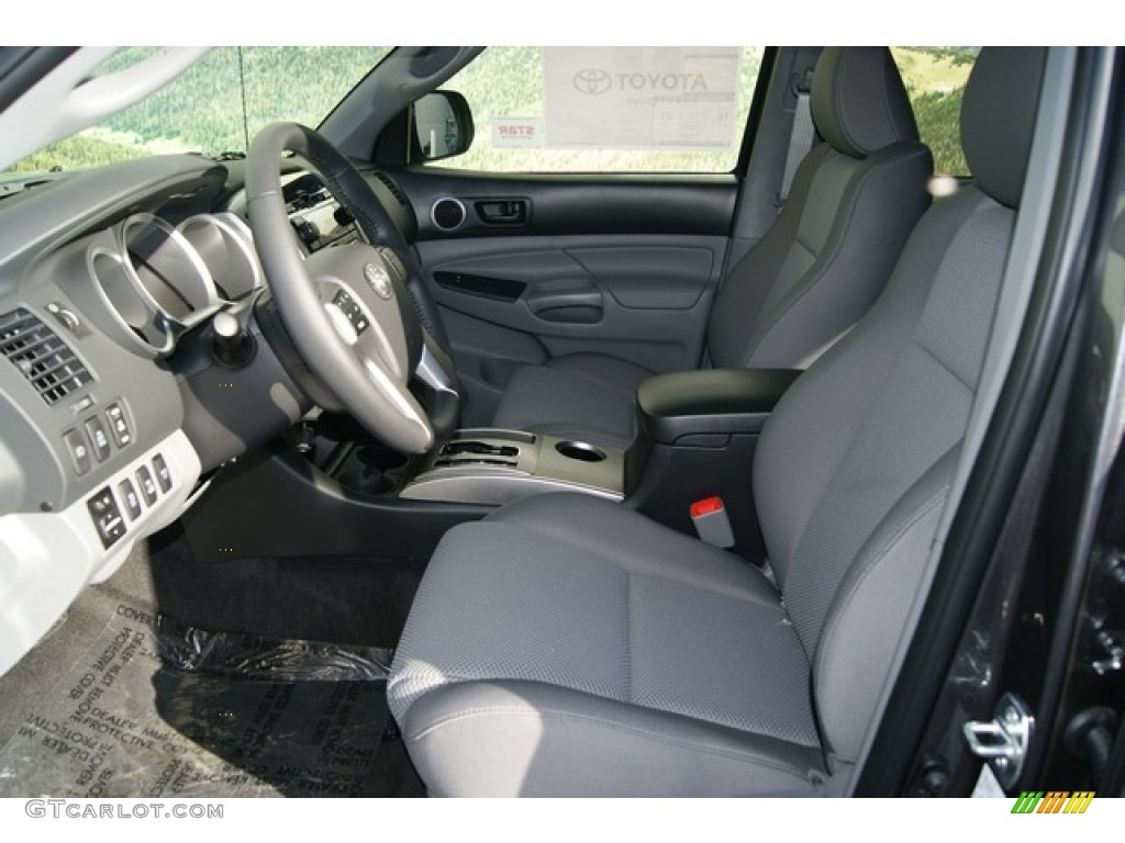 Graphite Interior 2012 Toyota Tacoma V6 TRD Double Cab 4x4 Photo #55172253