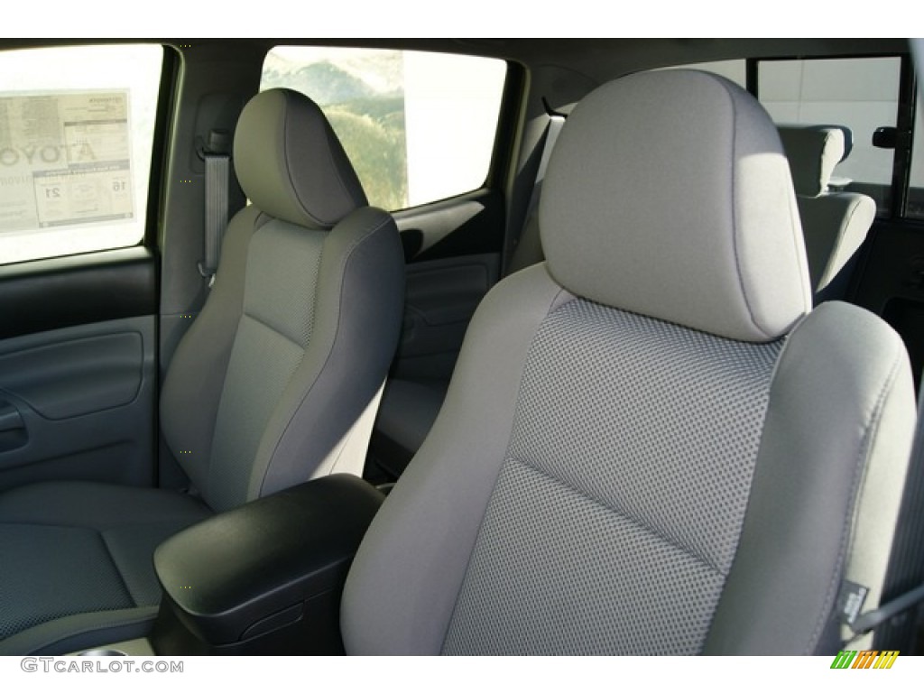 Graphite Interior 2012 Toyota Tacoma V6 TRD Double Cab 4x4 Photo #55172262