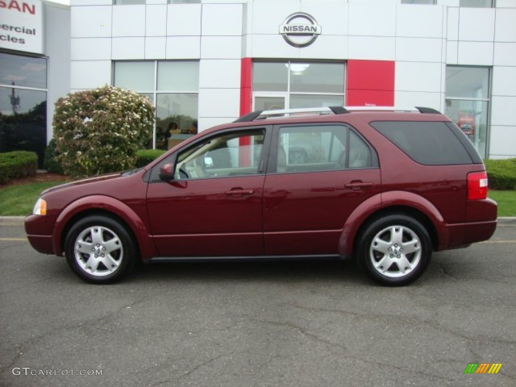 2007 Freestyle Limited AWD - Red Fire Metallic / Pebble Beige photo #3