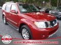 2011 Red Brick Nissan Pathfinder LE  photo #1