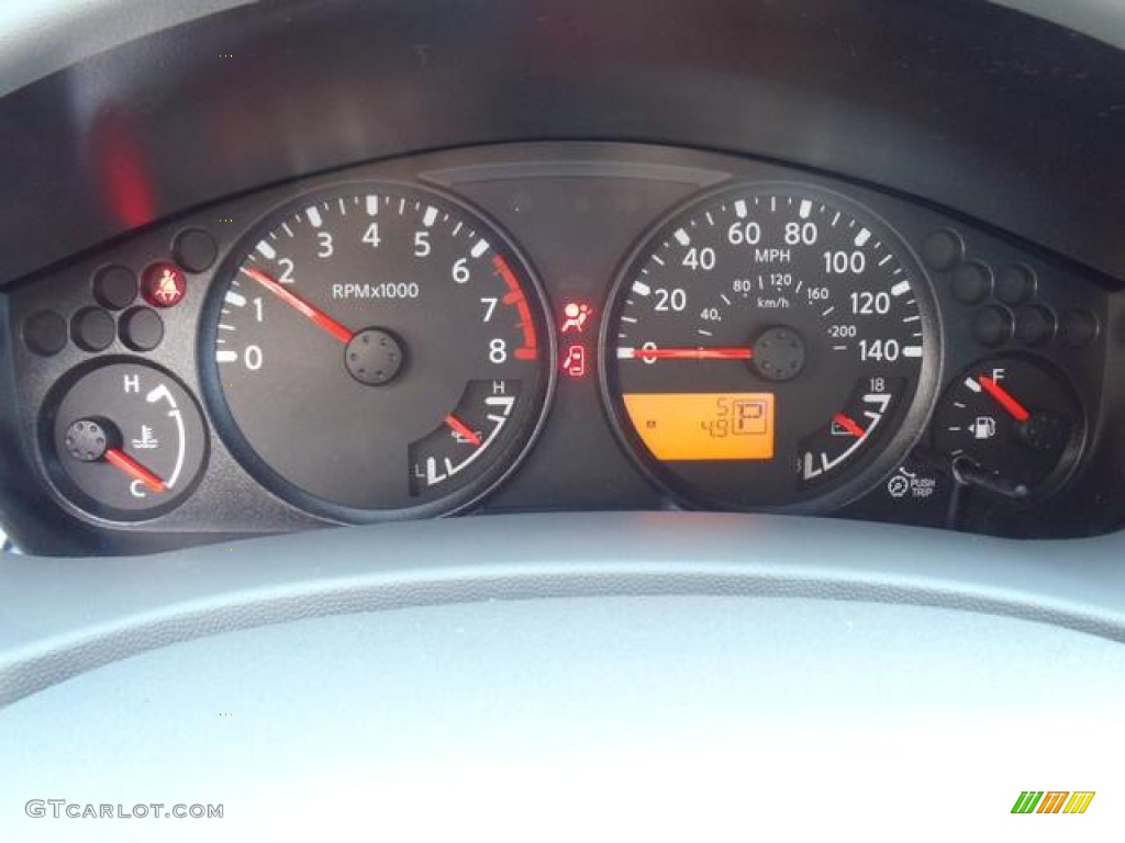 2012 Nissan Frontier SV Crew Cab Gauges Photo #55174674