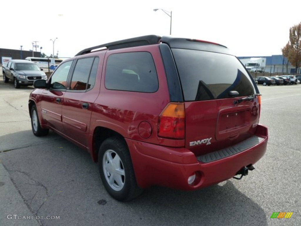 2003 Envoy XL SLT 4x4 - Magnetic Red Metallic / Medium Pewter photo #3