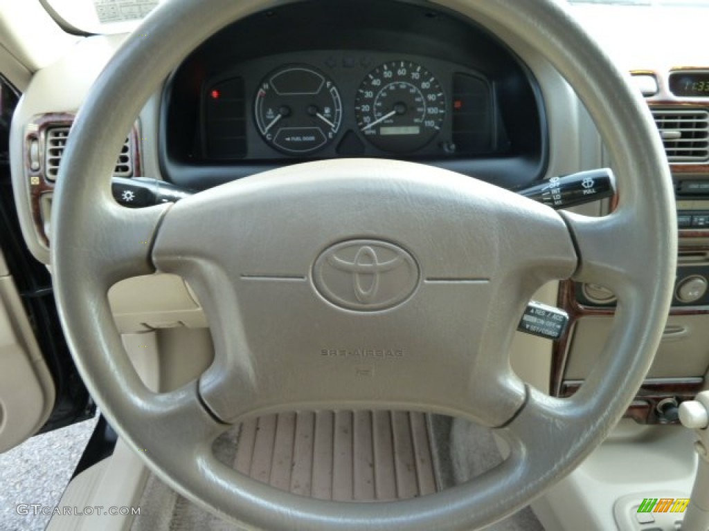 1999 Corolla CE - Satin Black Metallic / Pebble Beige photo #17