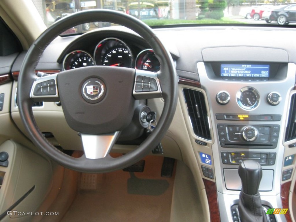 2008 Cadillac CTS 4 AWD Sedan Cashmere/Cocoa Dashboard Photo #55175906