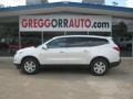 2012 White Diamond Tricoat Chevrolet Traverse LT  photo #2