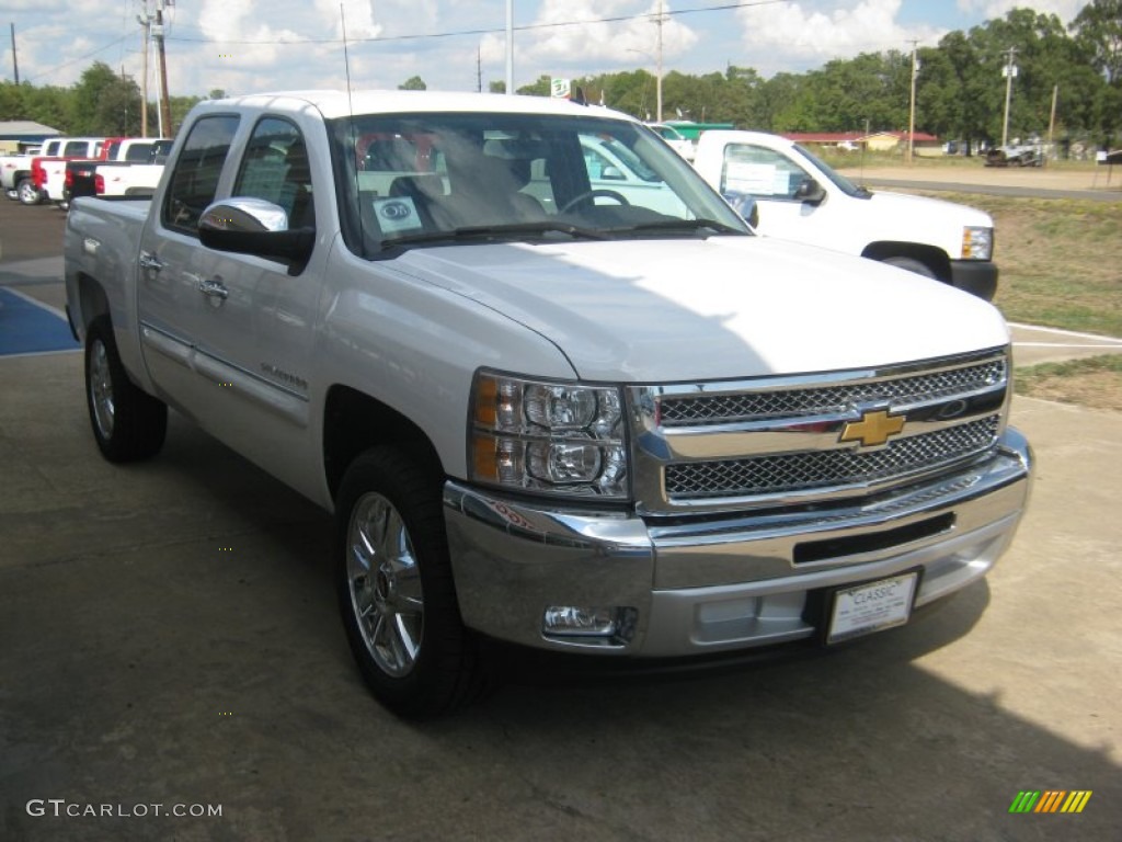 2012 Silverado 1500 LT Crew Cab - Summit White / Ebony photo #6