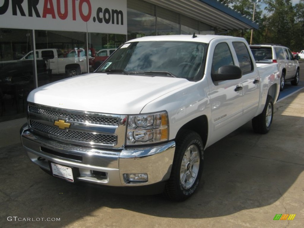 2012 Silverado 1500 LT Crew Cab 4x4 - Summit White / Ebony photo #1