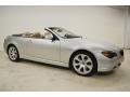 2005 Mineral Silver Metallic BMW 6 Series 645i Convertible  photo #2