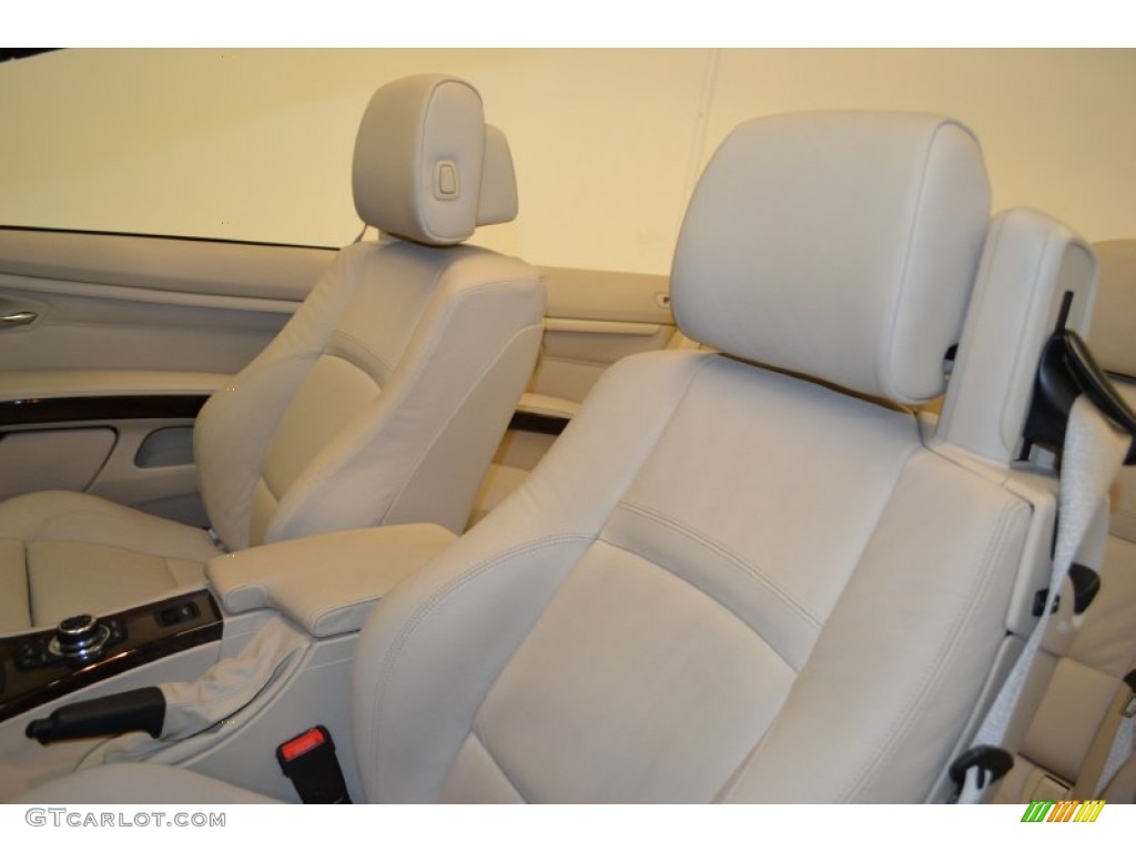 2009 3 Series 328i Convertible - Alpine White / Beige photo #12