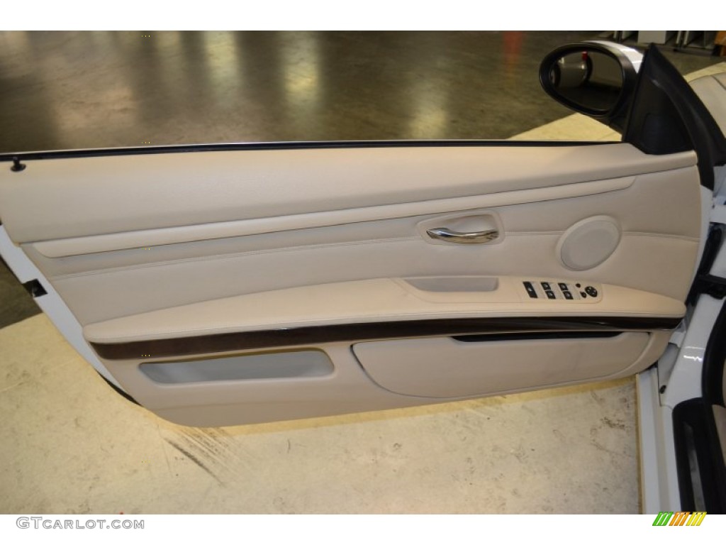 2009 3 Series 328i Convertible - Alpine White / Beige photo #15