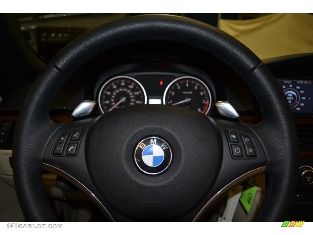 2009 3 Series 328i Convertible - Alpine White / Beige photo #17