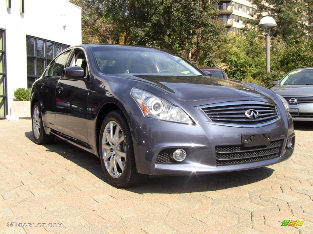 2011 G 37 xS AWD Sedan - Blue Slate / Graphite photo #5