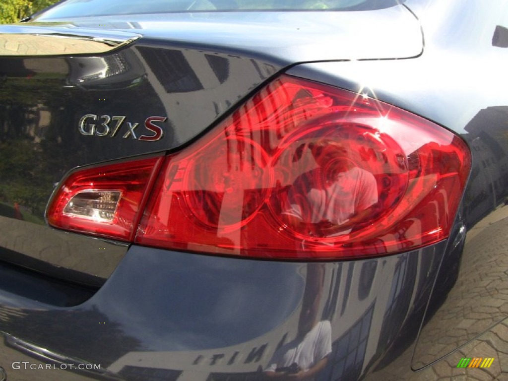 2011 G 37 xS AWD Sedan - Blue Slate / Graphite photo #9