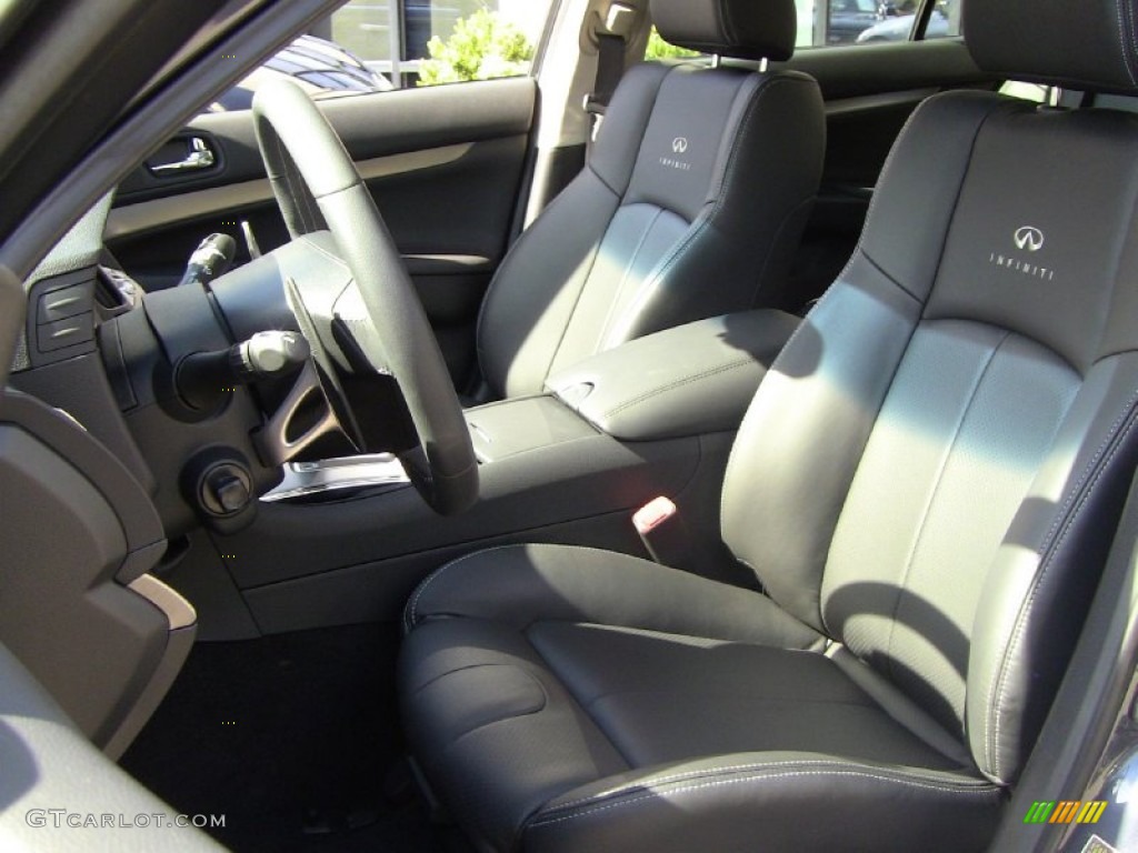 Graphite Interior 2011 Infiniti G 37 xS AWD Sedan Photo #55179942