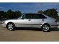 2001 Silver Metallic Saab 9-3 Sedan  photo #9