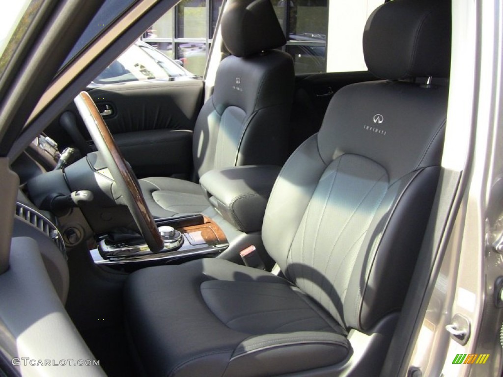 Graphite Interior 2011 Infiniti QX 56 4WD Photo #55180233