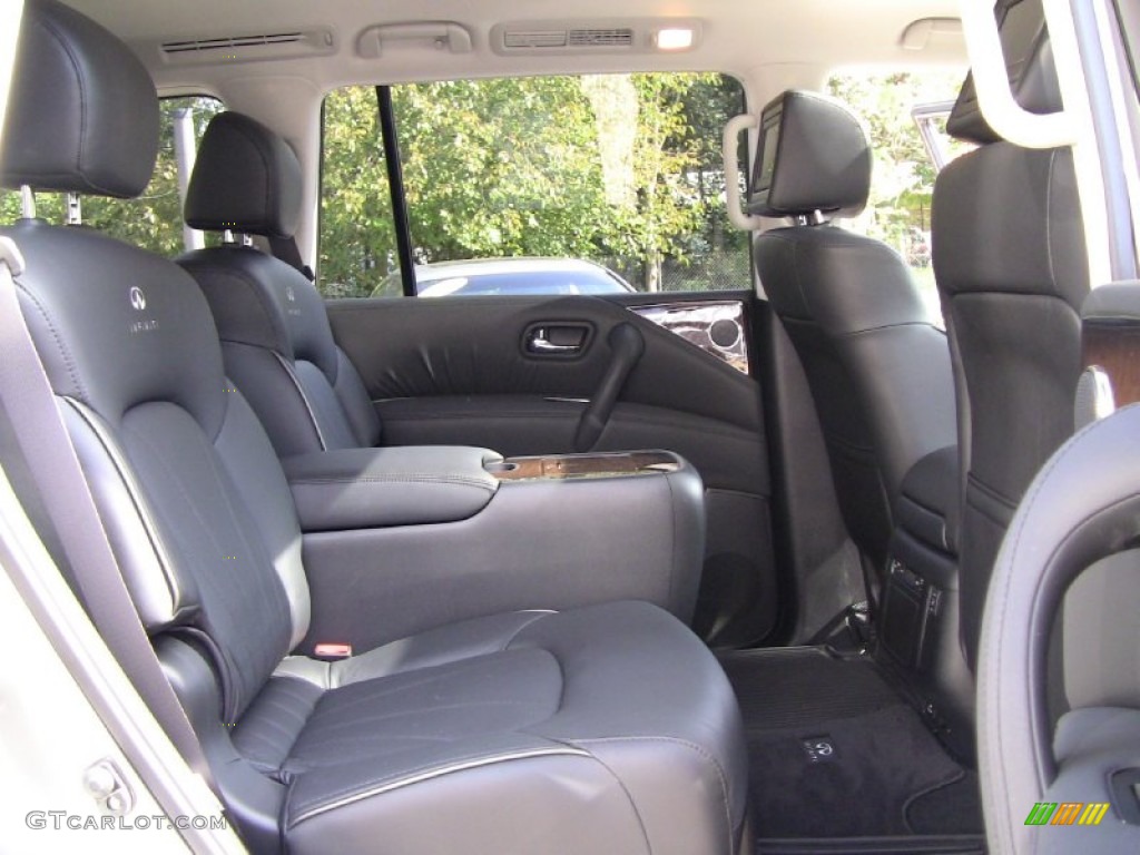Graphite Interior 2011 Infiniti QX 56 4WD Photo #55180263