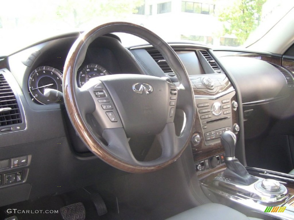 2011 Infiniti QX 56 4WD Graphite Dashboard Photo #55180287