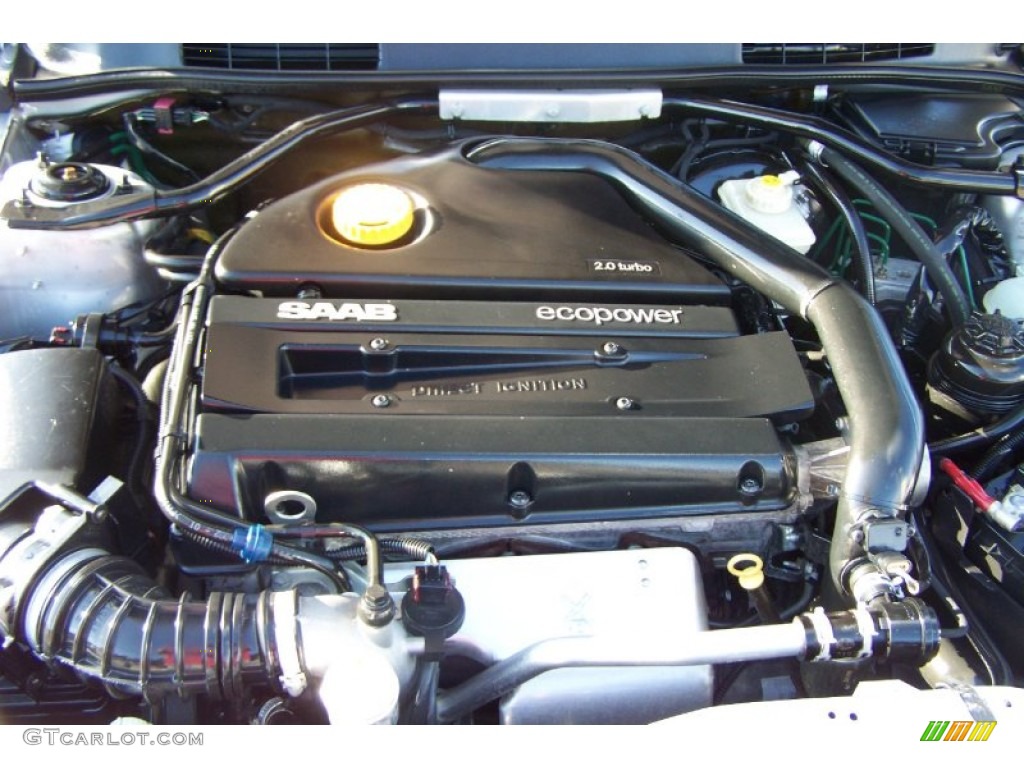 2001 Saab 9-3 Sedan 2.0 Liter Turbocharged DOHC 16-Valve 4 Cylinder Engine Photo #55180332