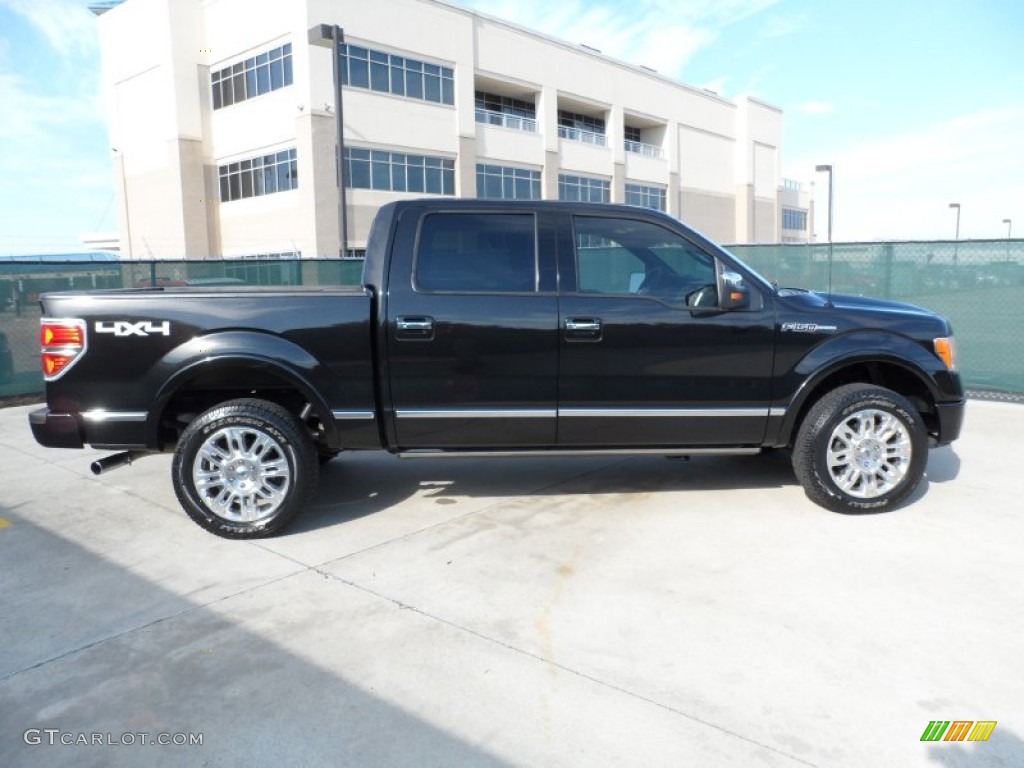 Tuxedo Black 2010 Ford F150 Platinum SuperCrew 4x4 Exterior Photo #55180605