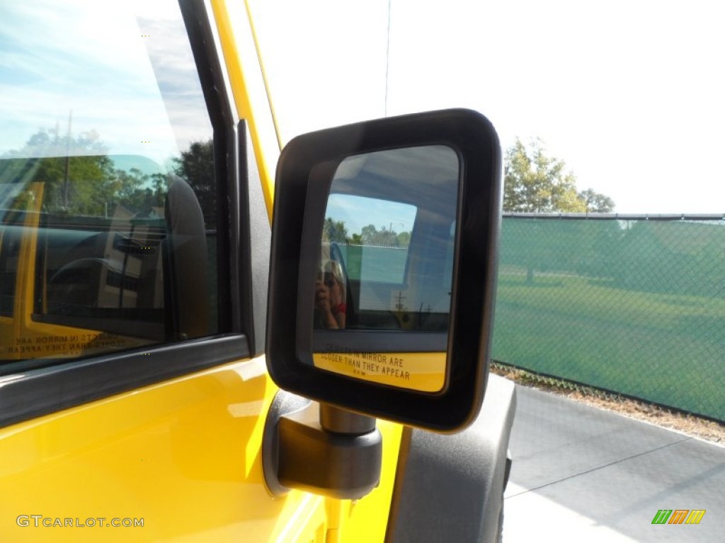 2009 Wrangler Unlimited X 4x4 - Detonator Yellow / Dark Slate Gray/Medium Slate Gray photo #18
