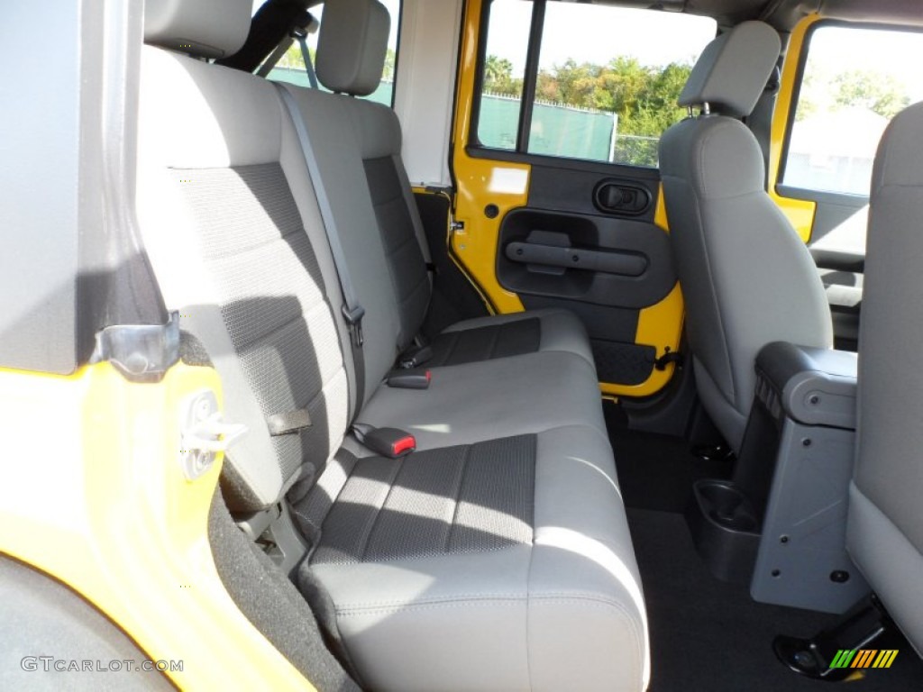 2009 Wrangler Unlimited X 4x4 - Detonator Yellow / Dark Slate Gray/Medium Slate Gray photo #27