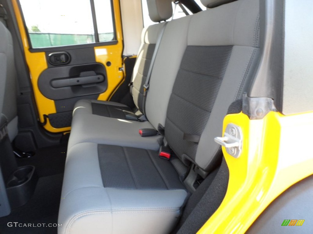 2009 Wrangler Unlimited X 4x4 - Detonator Yellow / Dark Slate Gray/Medium Slate Gray photo #32