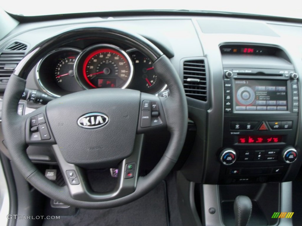 2012 Kia Sorento SX V6 AWD Black Dashboard Photo #55181604