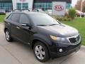 Ebony Black 2012 Kia Sorento EX V6 AWD Exterior