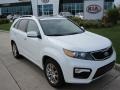 Snow White Pearl 2012 Kia Sorento SX V6 AWD Exterior