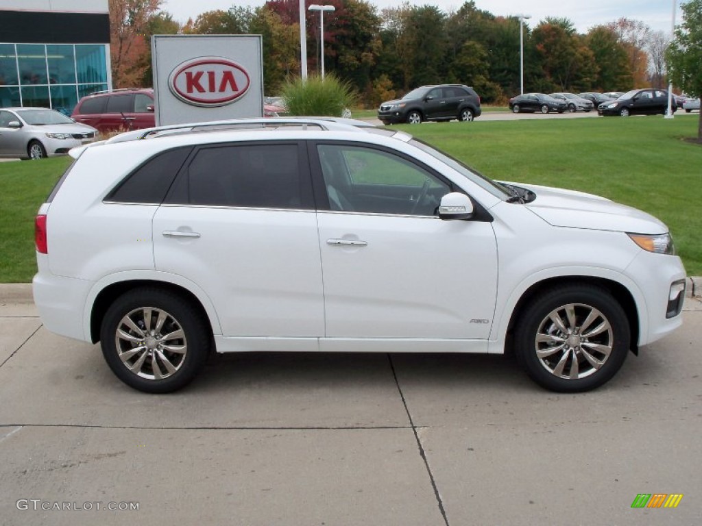 Snow White Pearl 2012 Kia Sorento SX V6 AWD Exterior Photo #55182039