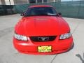 2001 Performance Red Ford Mustang V6 Coupe  photo #8