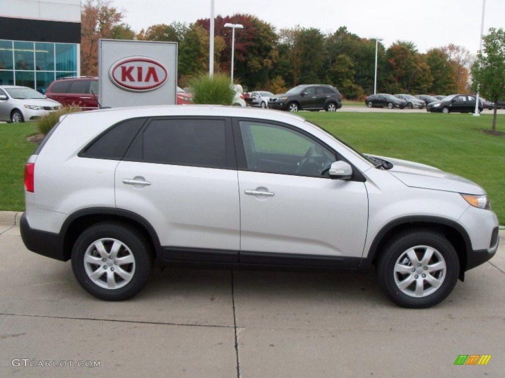 Bright Silver 2012 Kia Sorento LX Exterior Photo #55182345