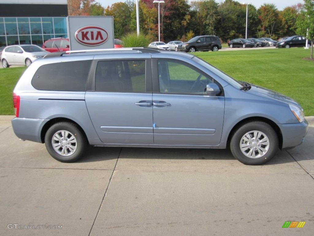 Glacier Blue 2012 Kia Sedona LX Exterior Photo #55182384