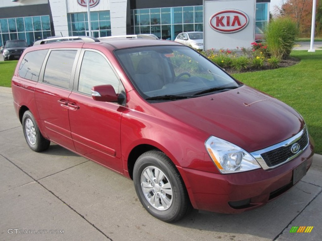 Claret Red 2012 Kia Sedona LX Exterior Photo #55182918