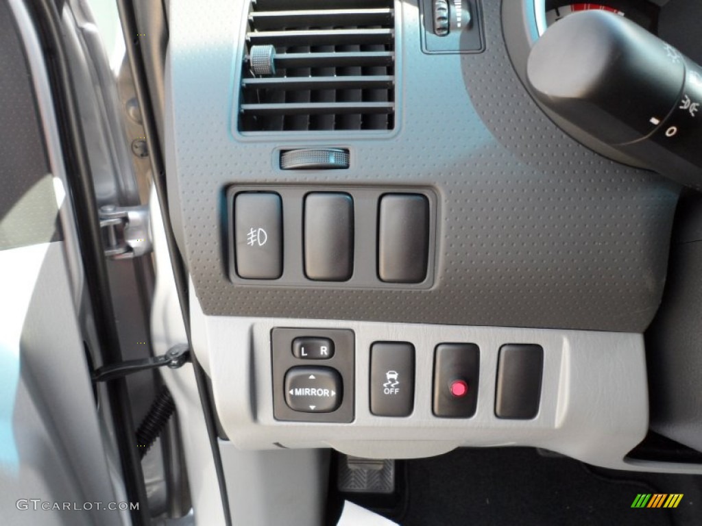 2012 Toyota Tacoma V6 SR5 Prerunner Double Cab Controls Photo #55184058