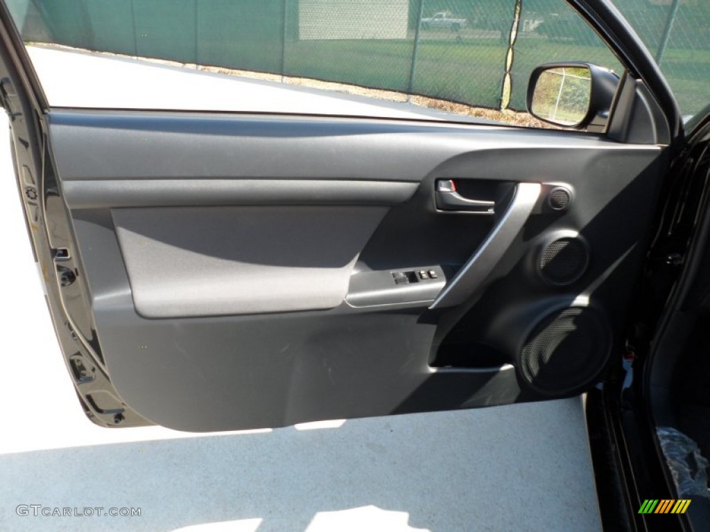 2012 Scion tC Standard tC Model Dark Charcoal Door Panel Photo #55184184